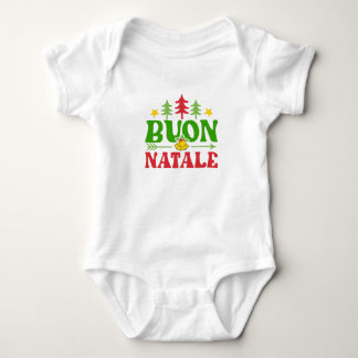 Body Para Bebé Navidades de Buon Natale