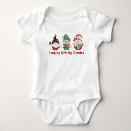 Body Para Bebé Navidades de clase Gnomes Holiday