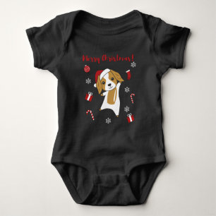 Body Para Bebé Navidades de Cocker Spaniel Perro Animales de Invi