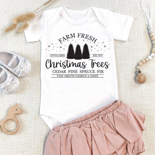 Body Para Bebé Navidades de coincidencia de nombres personalizado (Subido por el creador)