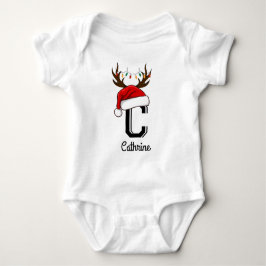Body Para Bebé Navidades de familia monogramados que coinciden co