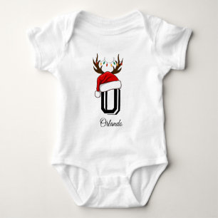 Body Para Bebé Navidades de familia monogramados que coinciden co