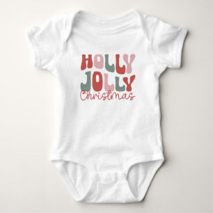 Body Para Bebé Navidades de Holly Jolly