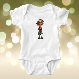 Body Para Bebé Navidades de la abuela confundidos Elf Baby Bodysu