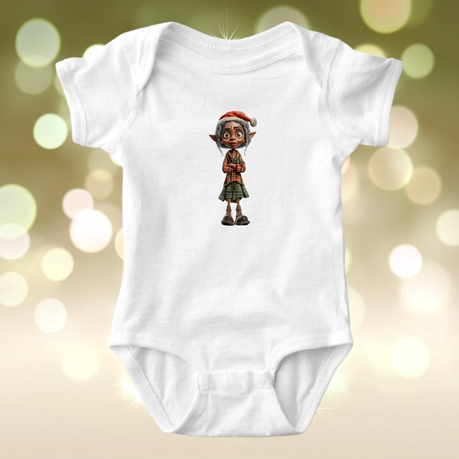 Body Para Bebé Navidades de la abuela confundidos Elf Baby Bodysu (Subido por el creador)