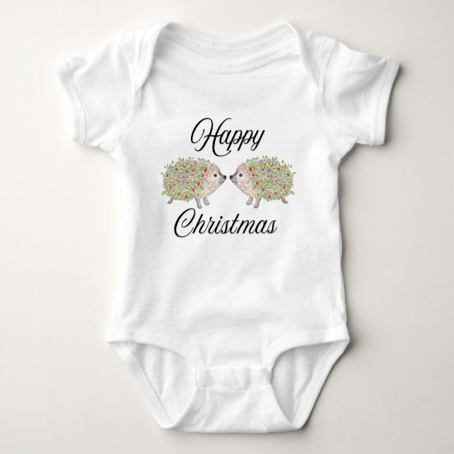 Body Para Bebé Navidades de Love Hedghogs (Anverso)
