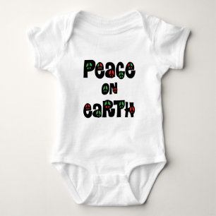 Body Para Bebé Navidades de Paz en la Tierra