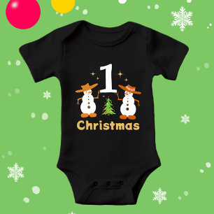 Body Para Bebé Navidades de snowman