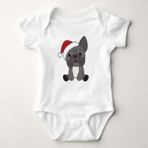 Body Para Bebé Navidades del Bulldog francés niegan animales de i