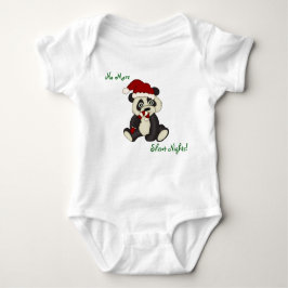 Body Para Bebé Navidades del oso del pequeño Panda