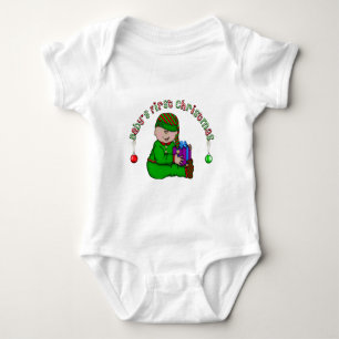 Body Para Bebé Navidades del primer bebé latino mayor