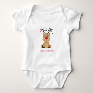 Body Para Bebé Navidades del primer bebé personalizado