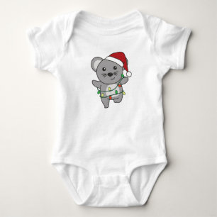 Body Para Bebé Navidades del ratón Animales de invierno ratones d
