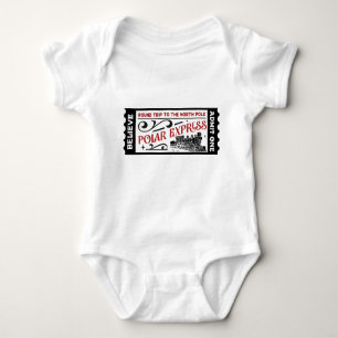 Body Para Bebé Navidades del Ticket Polar Express