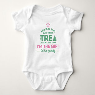 Body Para Bebé Navidades divertidos bodysuit Niñas Nena Soy el re