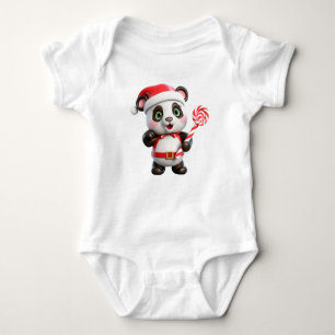 Body Para Bebé Navidades dulces Panda
