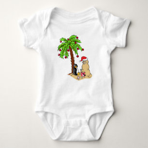 Body Para Bebé Navidades en la playa