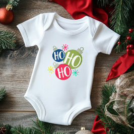 Body Para Bebé Navidades festivos Ho Ho Ho Ho Xmas Matanza famili