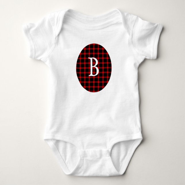 Body Para Bebé Navidades flannel personalizado (Anverso)