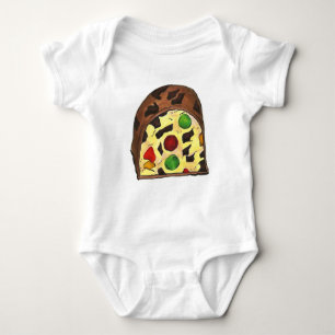 Body Para Bebé Navidades Fruitakes Fruit Cake Slice Alimentos de