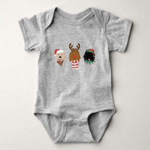Body Para Bebé Navidades Goldendoodle Dogs