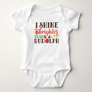 Body Para Bebé Navidades Holiday Reindeer Baby Bodysuit