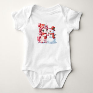 Body Para Bebé Navidades indignados Unicorn