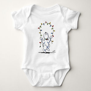 Body Para Bebé Navidades Joy Westie Dog