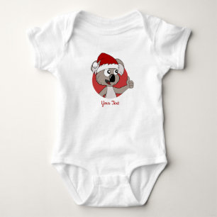 Body Para Bebé Navidades koala personalizado baby bodysuit