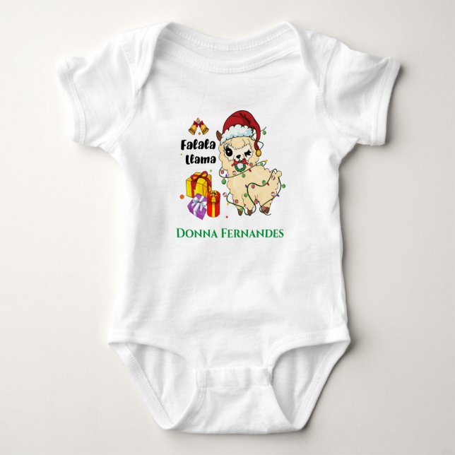 Body Para Bebé Navidades llaman a Baby Bodysuit (Anverso)