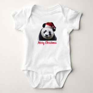 Body Para Bebé Navidades Panda Bear