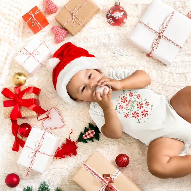 Body Para Bebé Navidades Peppermint Candy (Subido por el creador)