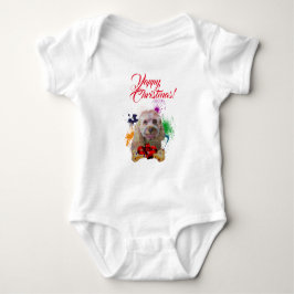 Body Para Bebé Navidades personalizables de Cavapoo Dog Yappy