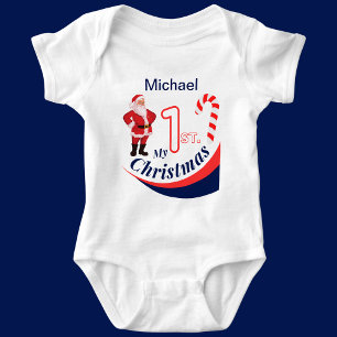 Body Para Bebé Navidades personalizados beben "Mis primeros Navid
