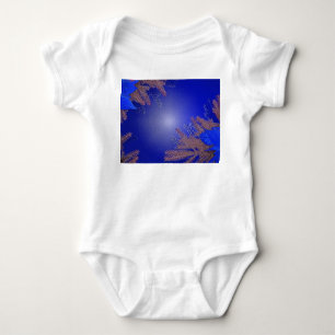 Body Para Bebé Navidades Poinsettia Blue VIII