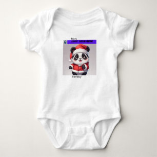 Body Para Bebé Navidades Ropa para bebés Escribible