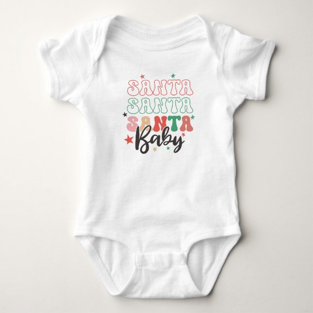 Body Para Bebé navidades "Santa Bebé" (Anverso)