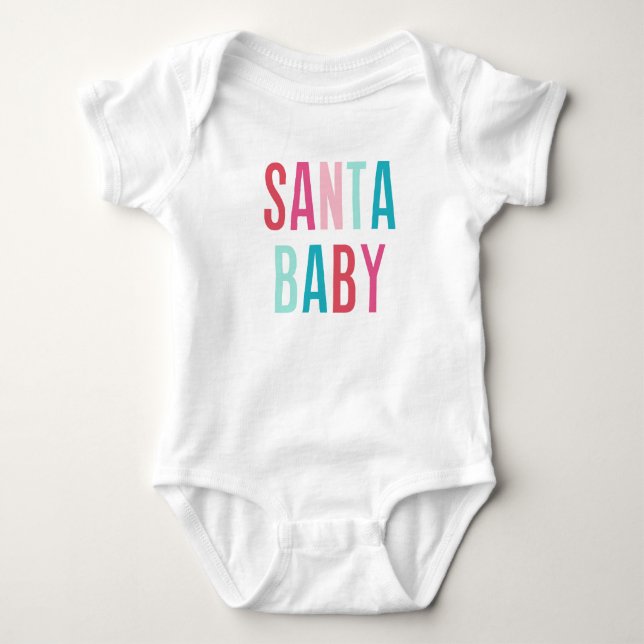 Body Para Bebé navidades "Santa Bebé" (Anverso)