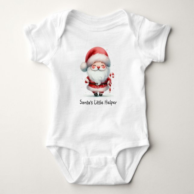 Body Para Bebé Navidades Santa Claus (Anverso)