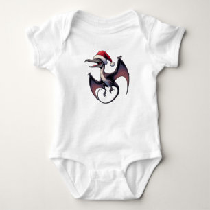 Body Para Bebé Navidades Santa hat pterodáctilo