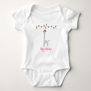 Body Para Bebé Navidades singulares Giraffe