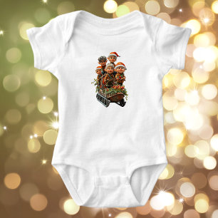 Body Para Bebé Navidades Snow Fun Baby Bodysuit