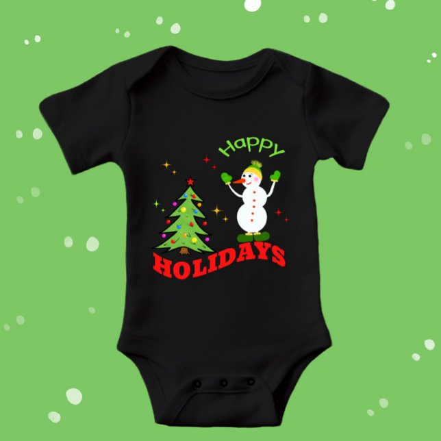 Body Para Bebé Navidades snowman (Subido por el creador)