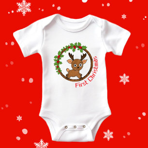 Body Para Bebé Navidades venados
