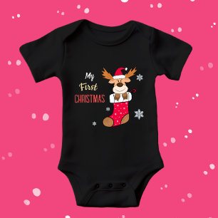 Body Para Bebé Navidades venados