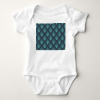 Neon Blue Op-Art Chevron.