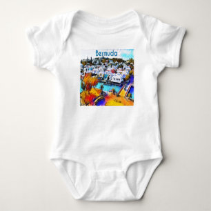 Body Para Bebé Neon Pop Bermuda