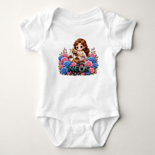 Body Para Bebé Neos Kawaii Zodiaco Libra