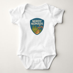 Body Para Bebé Nerdy Nomads Baby Bodysuit - Adorable Adventure Aw