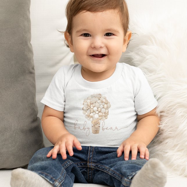 Body Para Bebé Neutral del globo de oseo de Teddy (Subido por el creador)